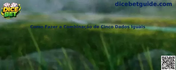 Como fazer a combinação de cinco dados iguais